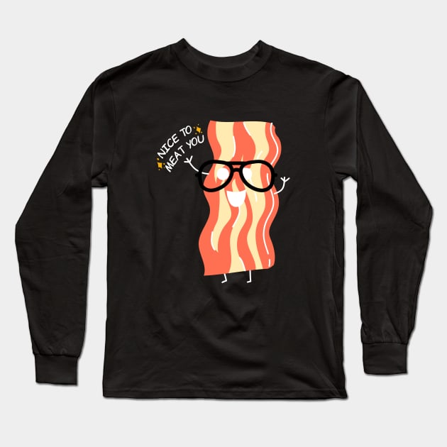 Nice to meat you Long Sleeve T-Shirt by Leap Arts